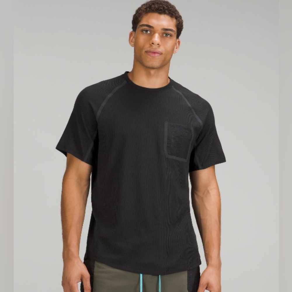 Lululemon Men’s Ventilated Hiking Short Sleeve Shirt.